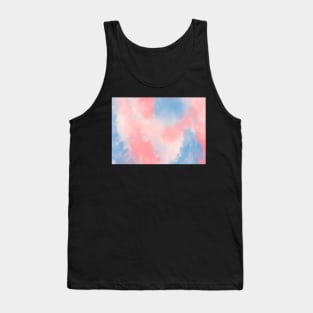 Blue & Pink Tide Dye Tank Top